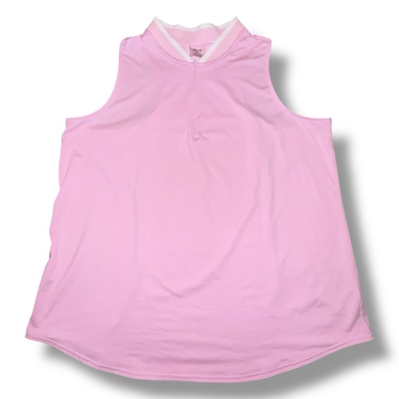 JOFIT Endurance Cutaway Racerback Golf Polo - Almond Blossom (Pink) XXL - Picture 6 of 12